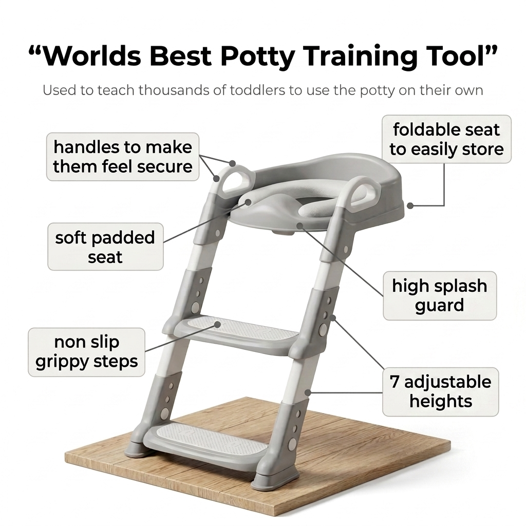 GrowUp™ Potty Ladder